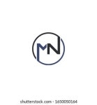 초기 문자 mn 또는 nm 로고 스톡 벡터(로열티 프리) 1650050164 | Shutterstock