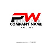 Initial Letter Pw Logo Template Design 스톡 벡터(로열티 프리) 1474119296 | Shutterstock