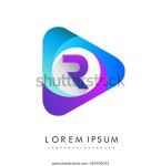 초기 로고 문자 R 삼각형 모양의 스톡 벡터(로열티 프리) 469509035 | Shutterstock