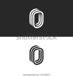 아이소메트릭 문자 O 초기 또는 숫자 스톡 벡터(로열티 프리) 1215618073 | Shutterstock