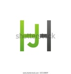 Jh Hj Initial Company H Square 스톡 벡터(로열티 프리) 321168809 | Shutterstock