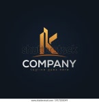 K Letter 로고 유형 모노그램 골드 스톡 벡터(로열티 프리) 1917205049 | Shutterstock