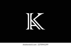 초기 고정 문자 K J 로고 스톡 벡터(로열티 프리) 1708193161 | Shutterstock