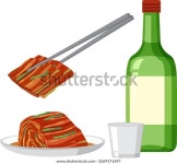 김치와 소주 스톡 벡터(로열티 프리) 2269171697 | Shutterstock