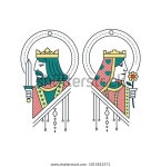 퀸&킹인셀덤 | 킹 및 퀸 그림 스톡 벡터(로열티 프리) 1015812571 | Shutterstock