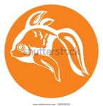 코이 피쉬 벡터 로고 디자인 스톡 벡터(로열티 프리) 2265821653 | Shutterstock