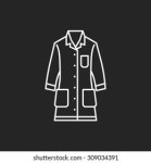 Lab Coat Line Icon 스톡 벡터(로열티 프리) 309042893 | Shutterstock