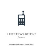 Laser Measurement Icon Vector Trendy Flat 스톡 벡터(로열티 프리) 1568610013 | Shutterstock
