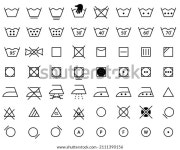 세탁 가이드 라인 아이콘 세트 세탁 스톡 벡터(로열티 프리) 2111390156 | Shutterstock