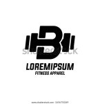 Letter B와 Icon GYM 또는 GYM 스톡 벡터(로열티 프리) 1656751069 | Shutterstock