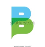 알파벳 B 컬러풀 문자 마크 모노그램 스톡 벡터(로열티 프리) 1927718327 | Shutterstock