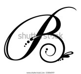 글자 B - 스크립트 스톡 벡터(로열티 프리) 23806099 | Shutterstock