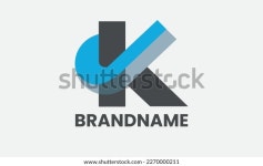 Letter K 로고 아이콘 디자인 템플릿 스톡 벡터(로열티 프리) 2270000211 | Shutterstock