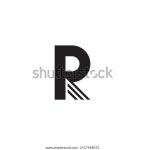 문자 P 및 R 반줄무늬의 단순 스톡 벡터(로열티 프리) 2117468072 | Shutterstock