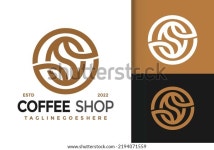 Letter S Coffee Shop 로고 디자인, 스톡 벡터(로열티 프리) 2194071559 | Shutterstock