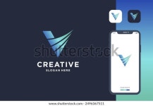 비즈니스 브랜드 영감을 위한 letter v 스톡 벡터(로열티 프리) 2496367511 | Shutterstock
