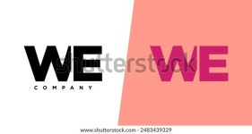 문자 W와 E, WE 로고 디자인 스톡 벡터(로열티 프리) 2483439329 | Shutterstock