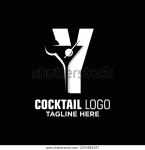 Letter Y Cocktail 로고 디자인 템플릿 스톡 벡터(로열티 프리) 2245885697 | Shutterstock