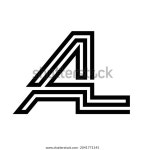 A 및 L의 레터마크 로고 스톡 벡터(로열티 프리) 2041771145 | Shutterstock