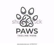 line art dog 및 cat 로고 스톡 벡터(로열티 프리) 2170549767 | Shutterstock