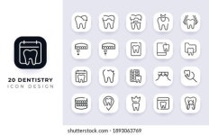 Dental icon pack 로열티 프리 이미지, 스톡 사진 | Shutterstock