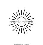 선 아이콘Sun 아이콘 스톡 벡터(로열티 프리) 737025250 | Shutterstock