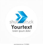 로지스틱 및 화살표 기호 로고, 전달 스톡 벡터(로열티 프리) 771590881 | Shutterstock
