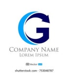 Logo Letter G Company Name 스톡 벡터(로열티 프리) 753048772 | Shutterstock