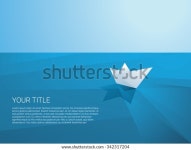 폴리고날 바다 표면의 벡터 배경에서 항해하는 스톡 벡터(로열티 프리) 342317204 | Shutterstock