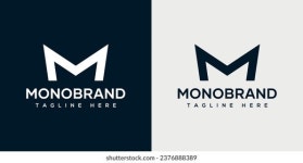 Letter M, 크라운 로고 디자인 컨셉. 스톡 벡터(로열티 프리) 2552568183 | Shutterstock