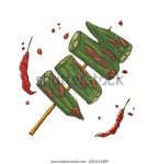 말라는 사천고추와 함께 구운 바비큐(BBQ), 말라 스톡 벡터(로열티 프리) 2303121289 | Shutterstock