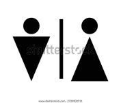 남자 및 여자 화장실 아이콘 흰색 스톡 벡터(로열티 프리) 2720502511 | Shutterstock