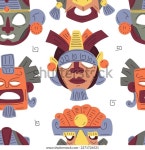 마야인은 벽지, 포장, 포장 및 배경에 스톡 벡터(로열티 프리) 2271726521 | Shutterstock