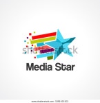 (주)스타투미디어(STAR2 MEDIA Co.,Ltd.) | Media Star Logo Vector Icon Element 스톡 벡터(로열티 프리) 1081425101 | Shutterstock