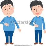 비만을 걱정하는 남자들과 살을 빼는 것을 스톡 벡터(로열티 프리) 2040989978 | Shutterstock