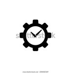 효율적인 시간 관리를 상징하는 최신 기어 스톡 벡터(로열티 프리) 2500030189 | Shutterstock