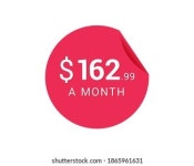 매월 142.99 달러 아이콘, 월 142.99 스톡 벡터(로열티 프리) 1865961568 | Shutterstock