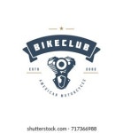 바이크 클럽 빈티지 오토바이 스톡 벡터(로열티 프리) 1083892517 | Shutterstock