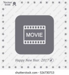 Movie Icon 스톡 벡터(로열티 프리) 517567432 | Shutterstock