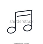음악 노트, 멜로디, 사운드 편집 가능한 스톡 벡터(로열티 프리) 2541543361 | Shutterstock