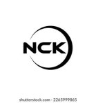 그림의 NCK 문자 로고 디자인 벡터 스톡 벡터(로열티 프리) 2265999865 | Shutterstock