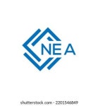 흰색 배경에 NEA 편지 로고 디자인 스톡 벡터(로열티 프리) 2201546849 | Shutterstock