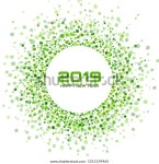 New Year 2019 Card Background Christmas 스톡 벡터(로열티 프리) 1211149465 | Shutterstock