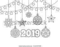 New Year Congratulation Card Numbers 2019 스톡 벡터(로열티 프리) 1122447038 | Shutterstock