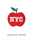 신규 뉴욕의 빅 애플 상징. 흰색 스톡 벡터(로열티 프리) 2464208865 | Shutterstock