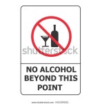 이 지점 안전 표지판 너머에는 술이 스톡 벡터(로열티 프리) 1412395022 | Shutterstock