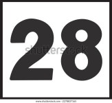 흰색 배경 벡터 그림에서 28번 분리되었습니다. 스톡 벡터(로열티 프리) 2278837165 | Shutterstock