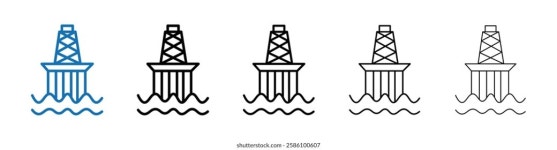 산업 석유 플랫폼 에너지 생산 및 스톡 벡터(로열티 프리) 2492458311 | Shutterstock