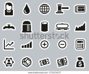 석유 무역 아이콘 흑백 스티커 세트 스톡 벡터(로열티 프리) 1710134257 | Shutterstock