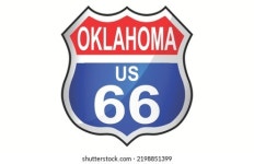 오클라호마 US 66 루트 사인을 클로즈업한 스톡 사진 2294872577 | Shutterstock